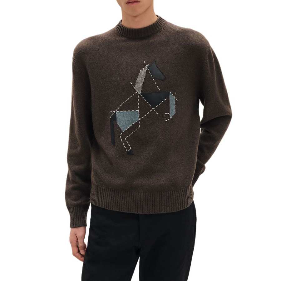 HERMES HERMES FW25 Cashmere Sweater Men's