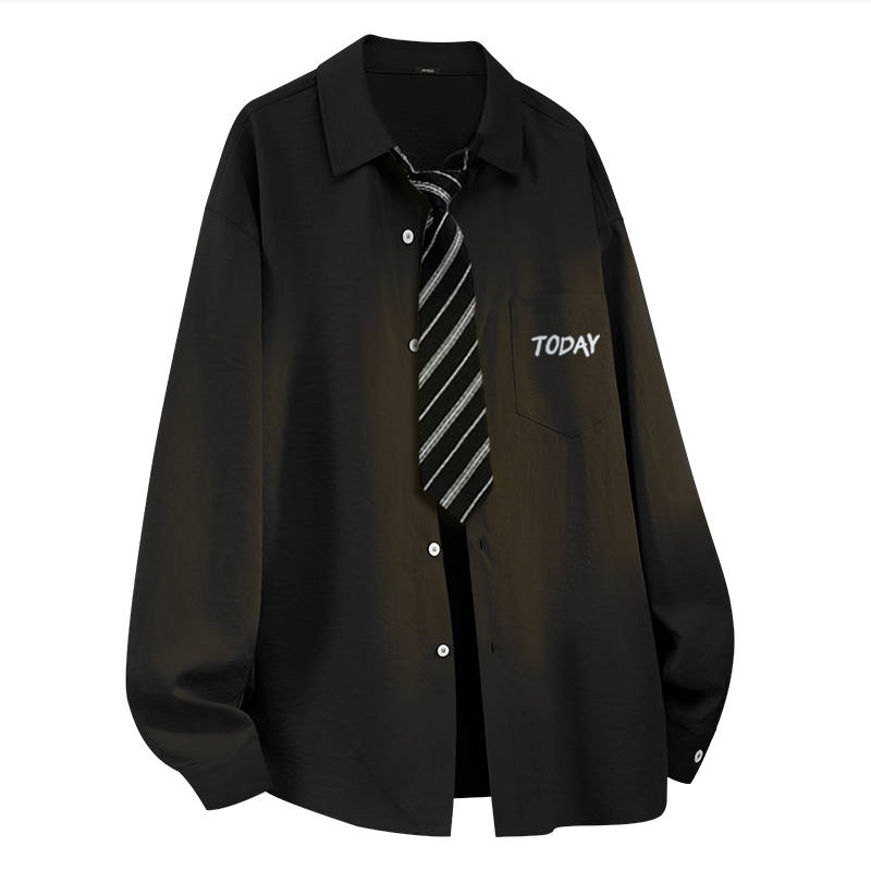 MINISO MINISO Shirts Unisex Lapel Moderate Workwear