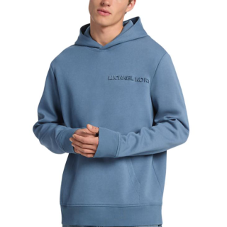 MICHAEL KORS Sweatshirts Men's Blue Hooded Non Detachable Moderate