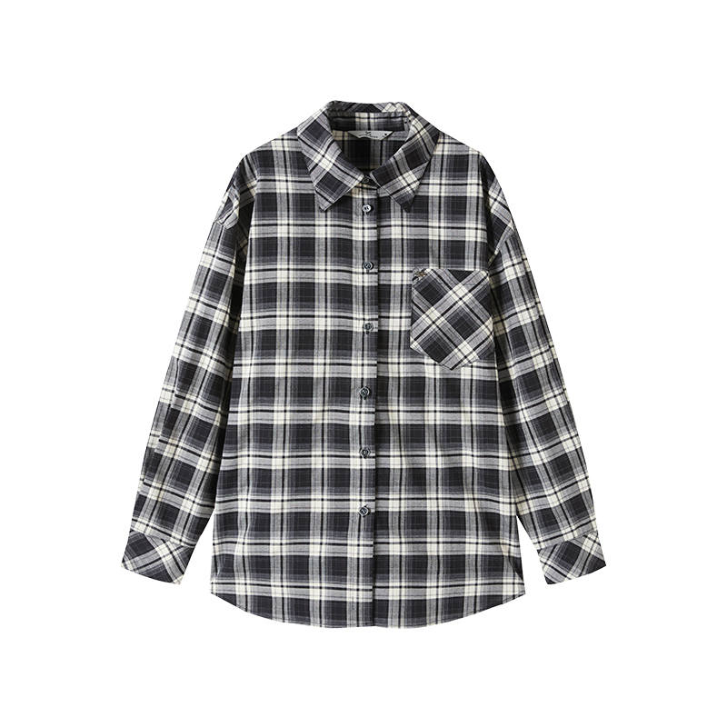 XIANGYING Shirts Women's Lapel Moderate Shirt