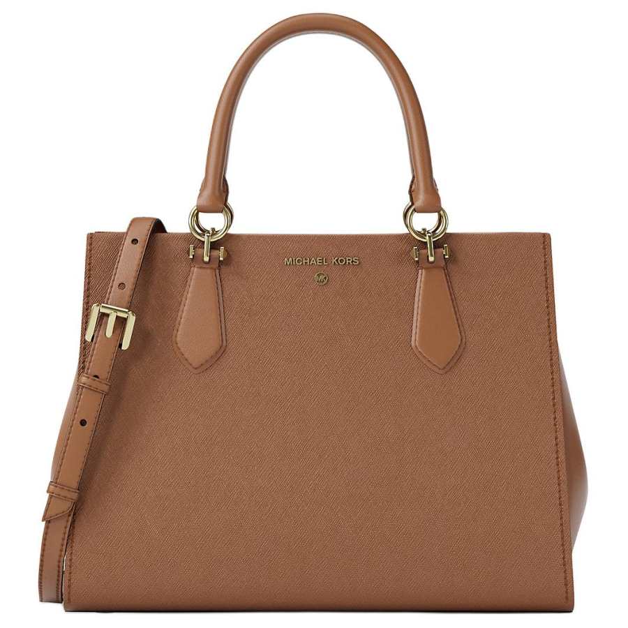 MICHAEL KORS Marilyn Leather Handbag Medium Women's Brown