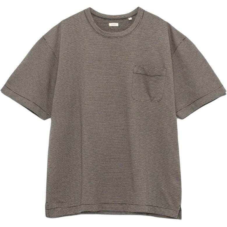 Nanamica FW25 Micro Stripe Pocket Tee T Shirt Unisex