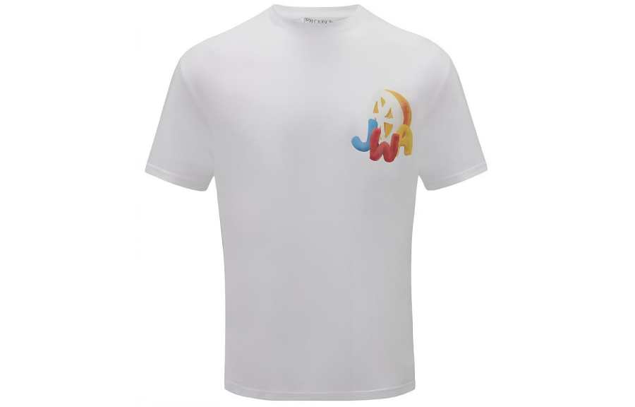 JW Anderson Jwa Orange Printed T-Shirt