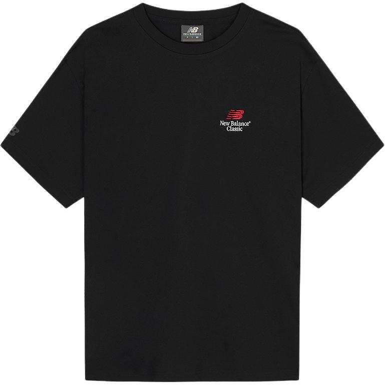 New Balance New Balance T Shirts Unisex Black Crew Neck