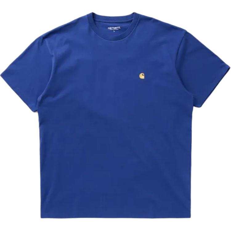 Carhartt WIP T Shirts Men's Royal Blue Crew Neck
