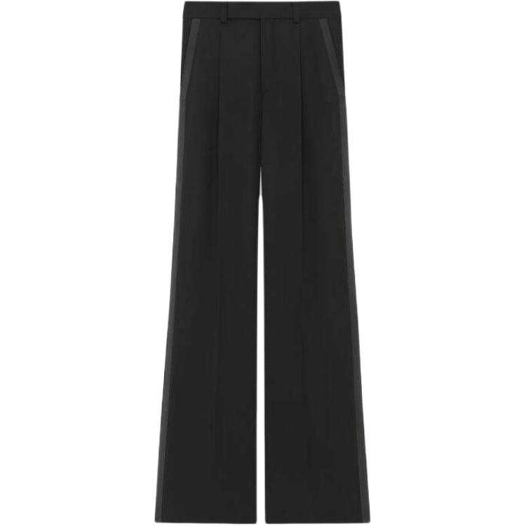 SAINT LAURENT SAINT LAURENT Flared Tuxedo Trousers