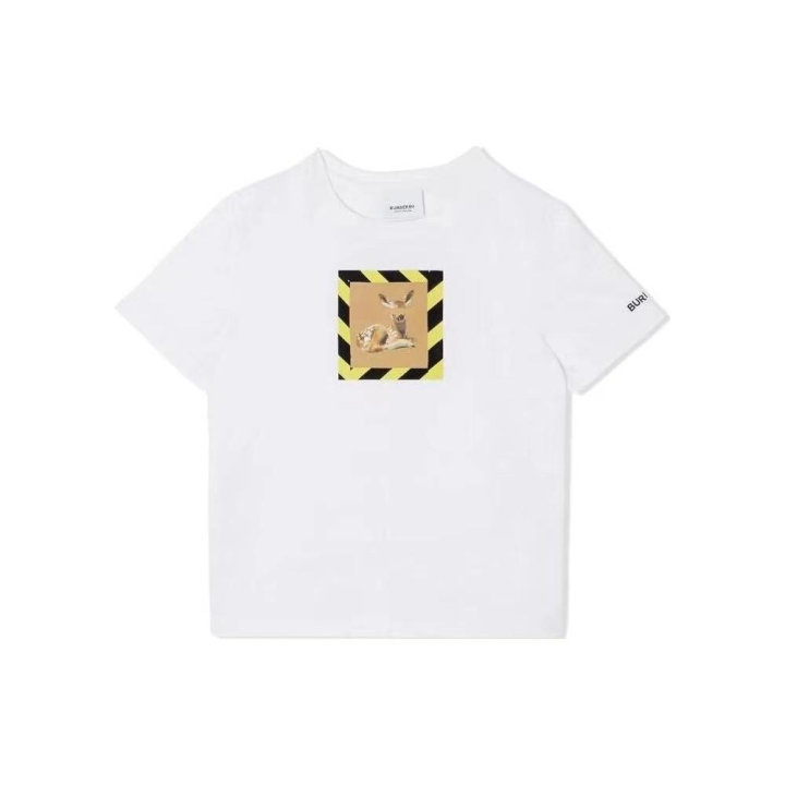 Burberry Burberry T Shirt SS23 White Kids'