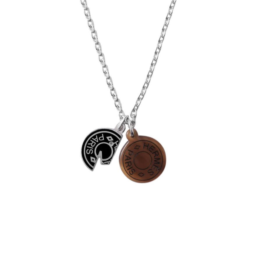 HERMES HERMES Metal Necklaces Unisex Silver