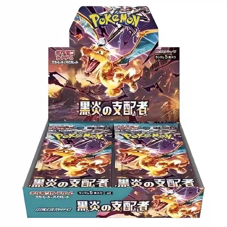 POKEMON Japan Version SV3 Crimson Purple, Black Flame Ruler, Supplement Pack Battle Cards Single Pack/Full Box