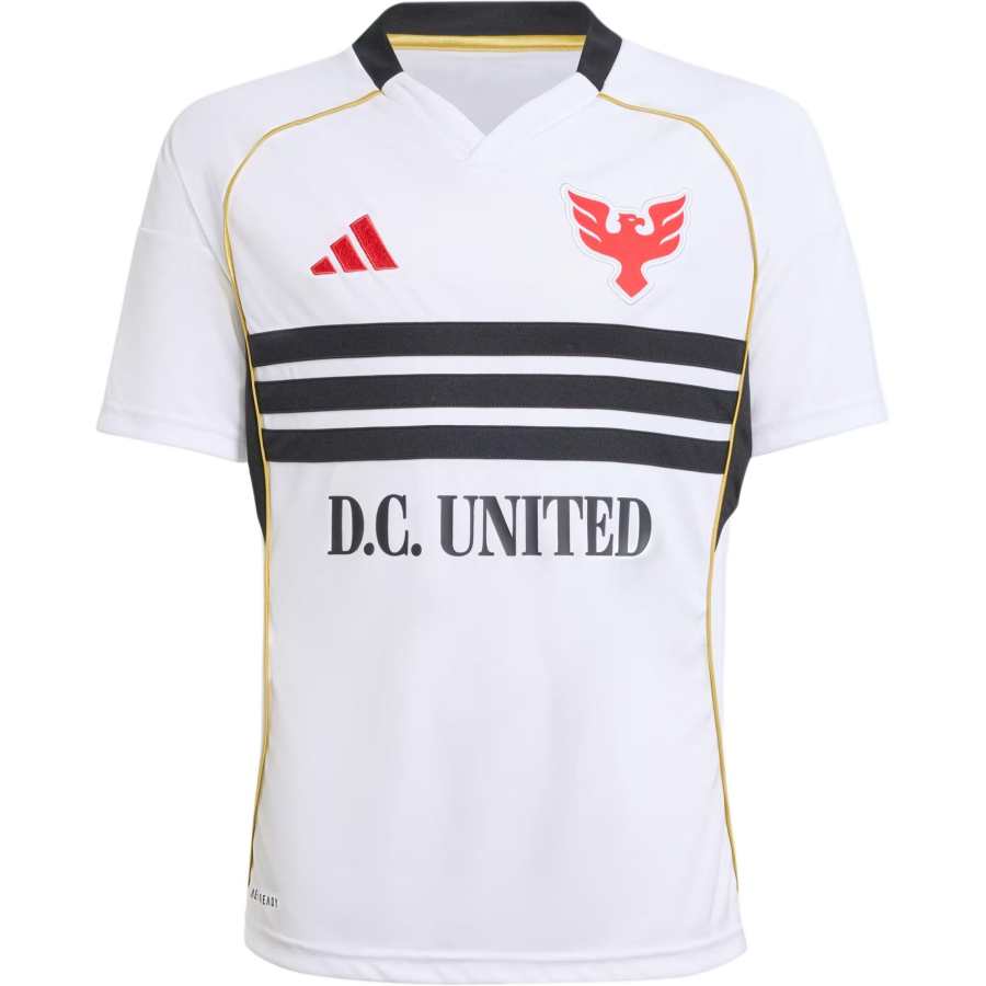 Adidas Adidas D.C. United T Shirt SS25 2025 Archive Youth Jersey Teenagers