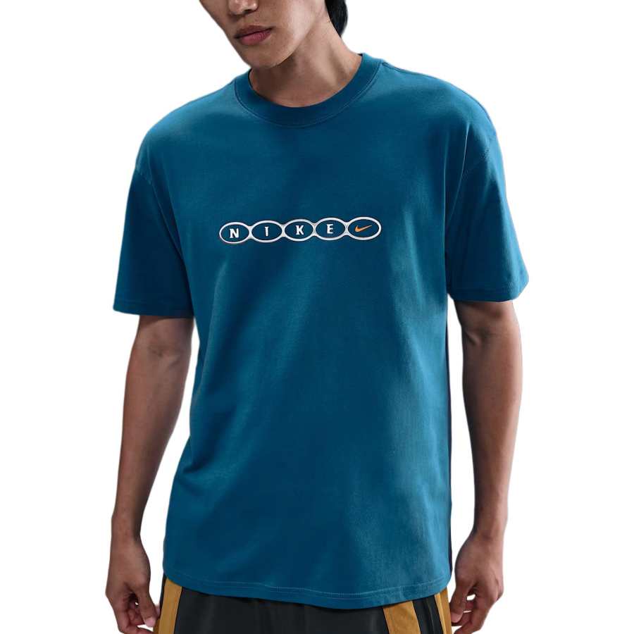 Nike Nike Clothing T Shirts Men's Abyss Green Crew Neck