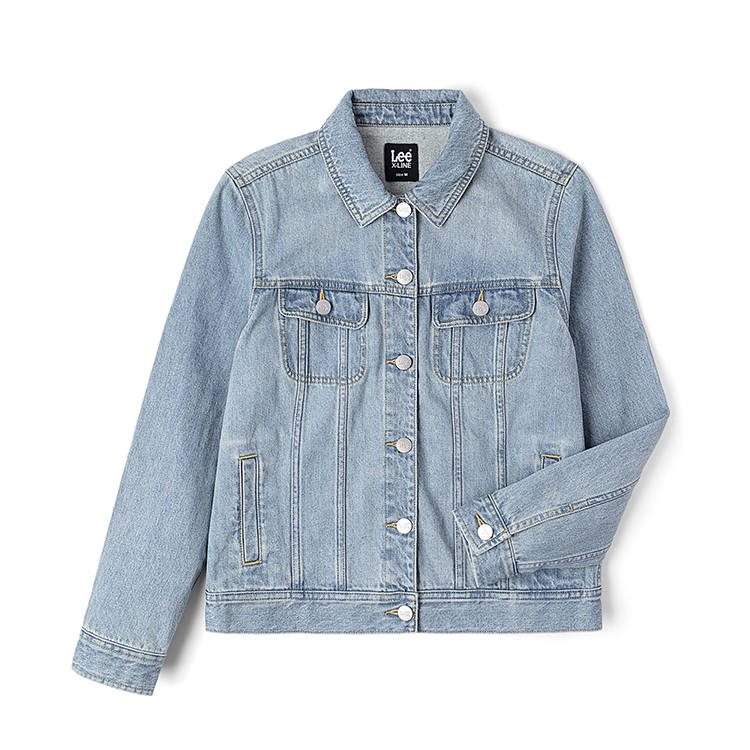 Lee Lee Denim Jackets Women's Lapel Moderate