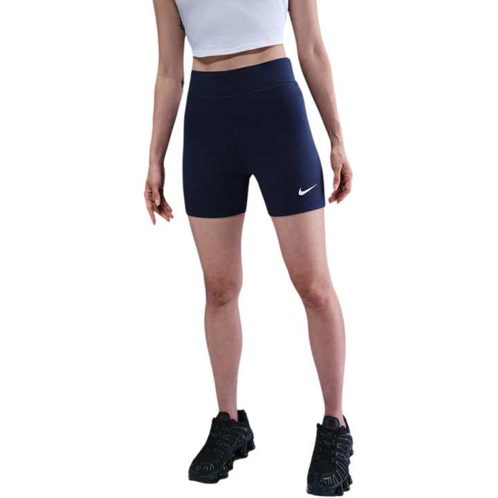 Nike Nike Logo Printed High Waist Biker Shorts