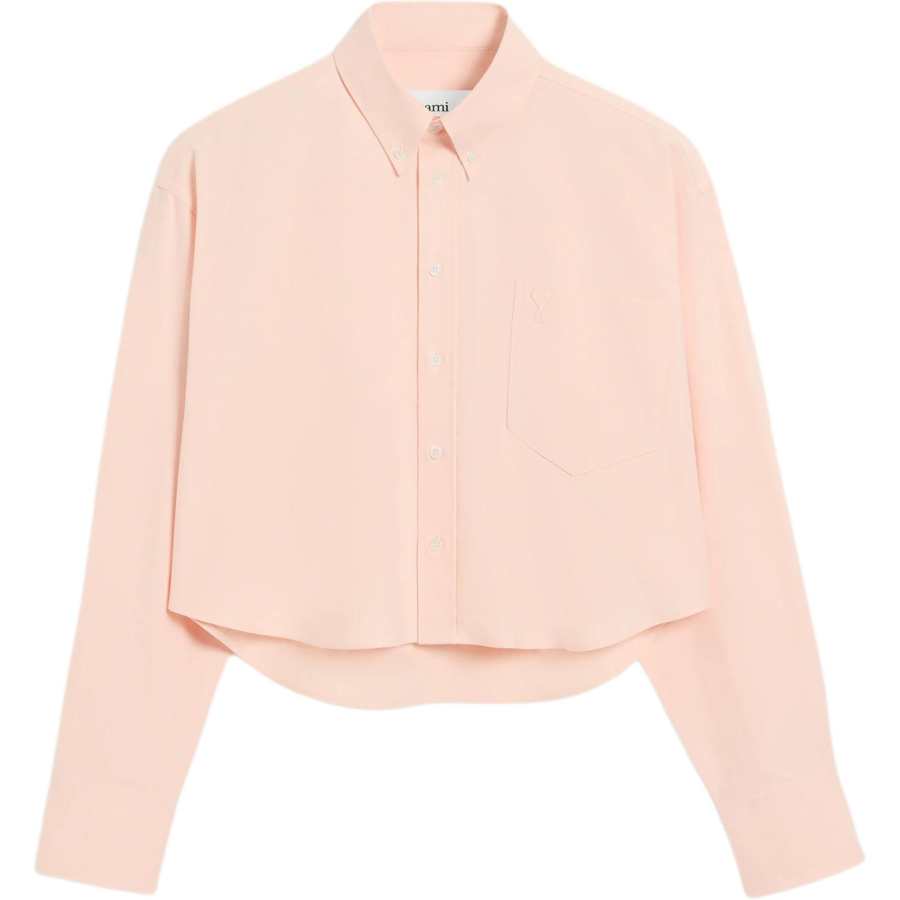 AMIPARIS Ami Ami Paris Oversized Cropped Shirt