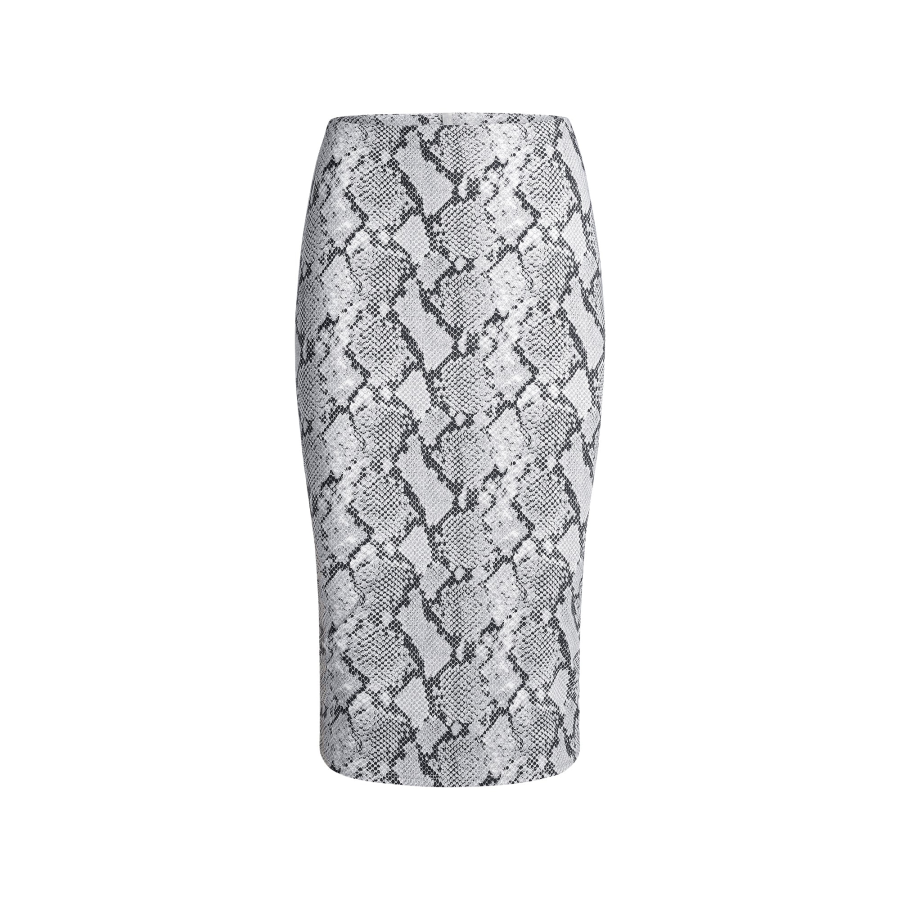 Skims FW25 CLING MATTE MIDI SKIRT Casual Long Skirt Women's