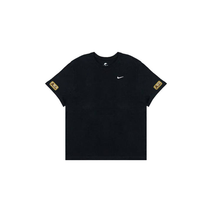 Nike Nike Sportswear T Shirts Men's Black Crew Neck Moderate Straight Fit