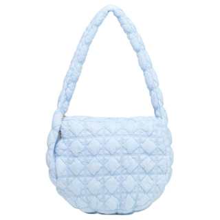 CARLYN Fabric Shoulder Bag Large Women's Blue