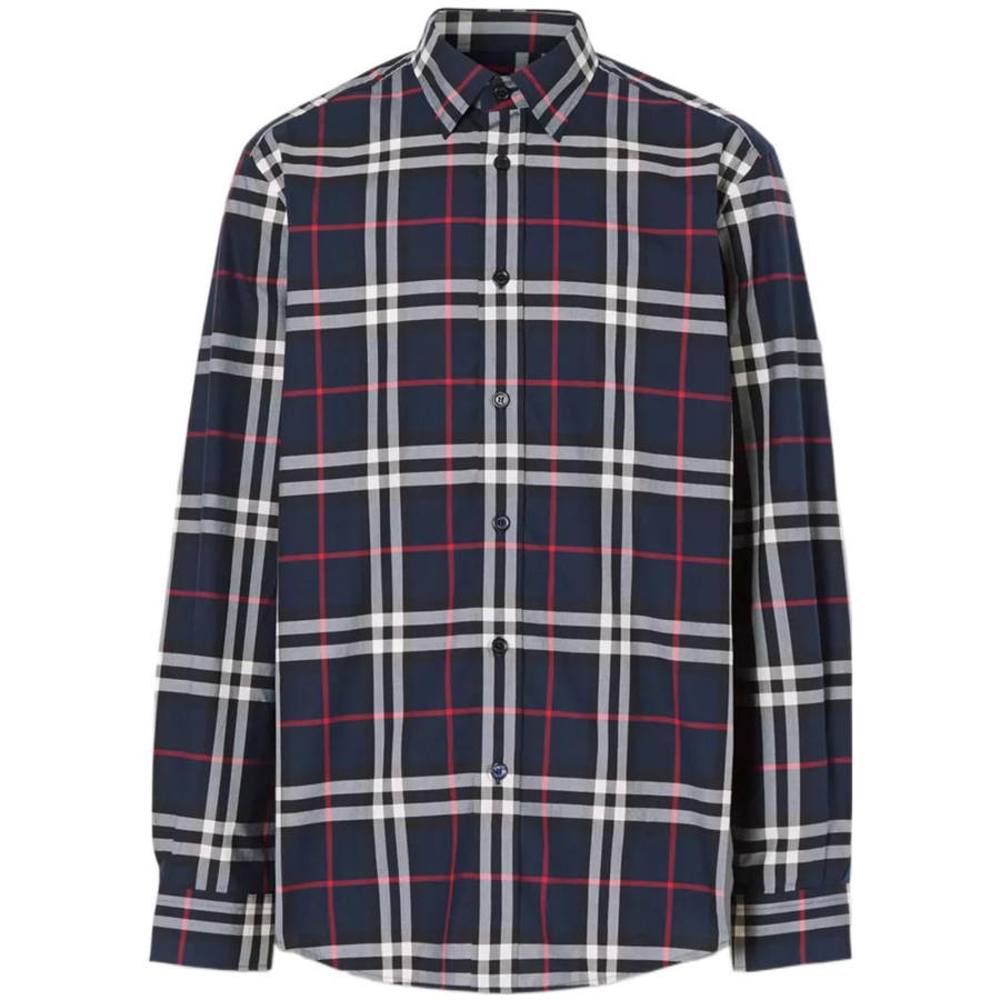 Burberry Check Print L/S Shirt