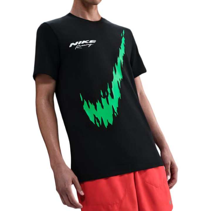 Nike Nike Clothing T Shirts Men's Black Crew Neck