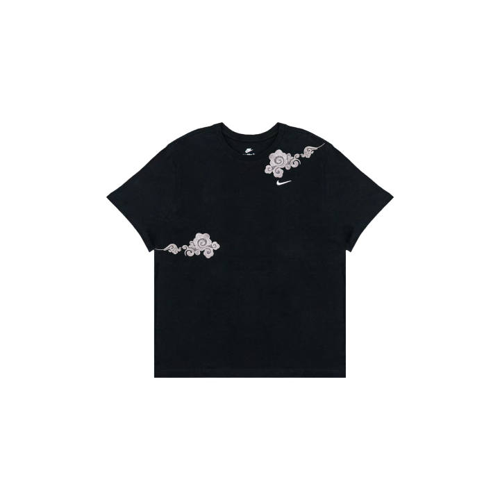Nike Nike Sportswear T Shirts Men's Black Crew Neck Moderate Straight Fit