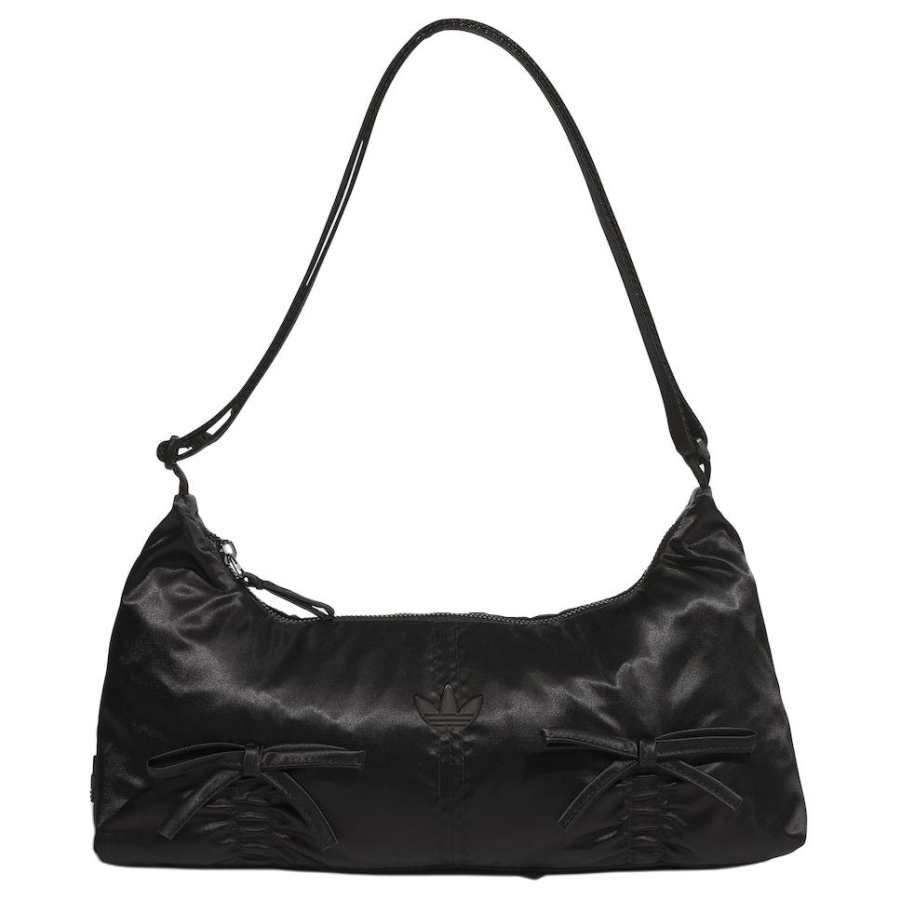 Adidas Originals Polyamide Shoulder Bag, Baguette Bag, Handbag, Shoulder Bag Small Women's Black