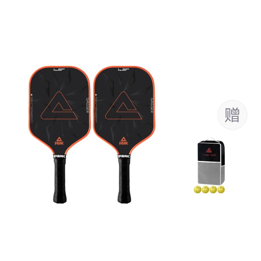 PEAK DAGGER Pickleball Paddles Fiberglass Panel PP Honeycomb Panel Outdoor Sports Training Competition Unisex