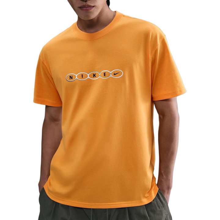 Nike Nike Clothing T Shirts Men's Yellow Crew Neck