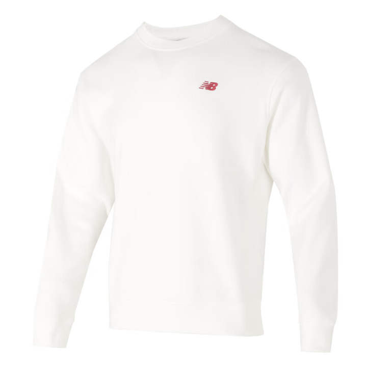 New Balance New Balance Sweatshirts Men's White Crew Neck Moderate
