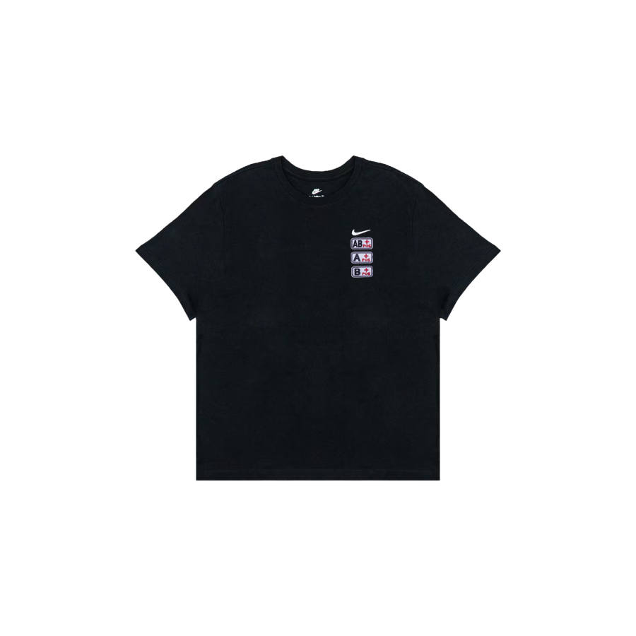 Nike Nike Sportswear T Shirts Men's Black Crew Neck Moderate Straight Fit