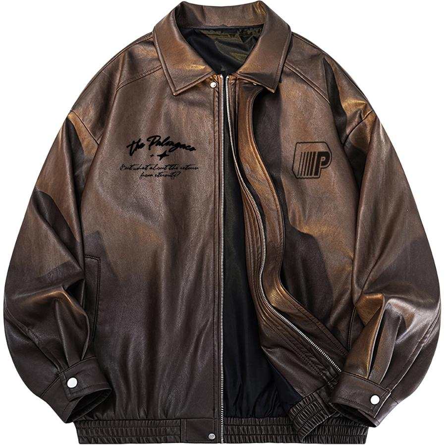 PAL ONGACO Leather Jacket Unisex