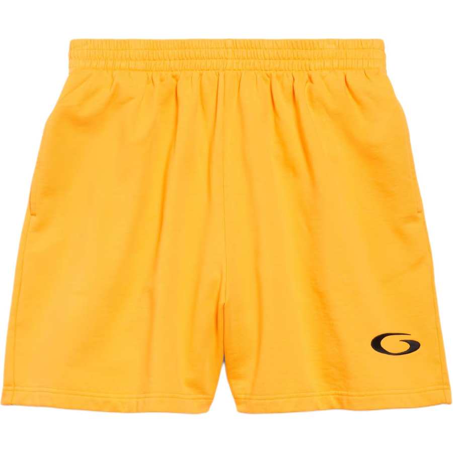 Balenciaga Logo Embroidered Elastic-Waist Shorts