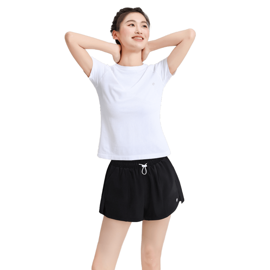 Barbie Fitness Sets Women's Crew Neck Thin