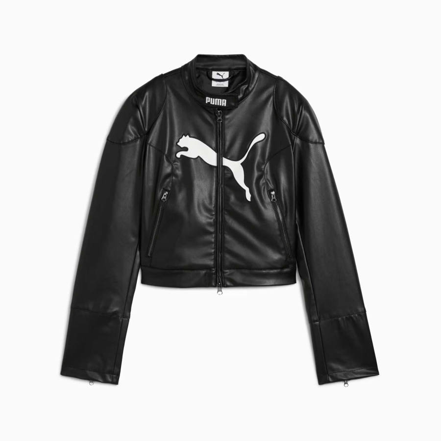 PUMA Puma zip-fastening logo-print jacket