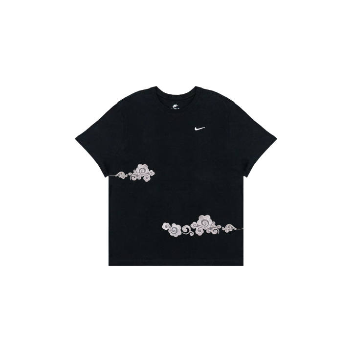 Nike Nike Sportswear T Shirts Men's Black Crew Neck Straight Fit