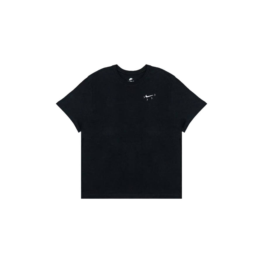 Nike Nike Sportswear T Shirts Men's Black Crew Neck Straight Fit