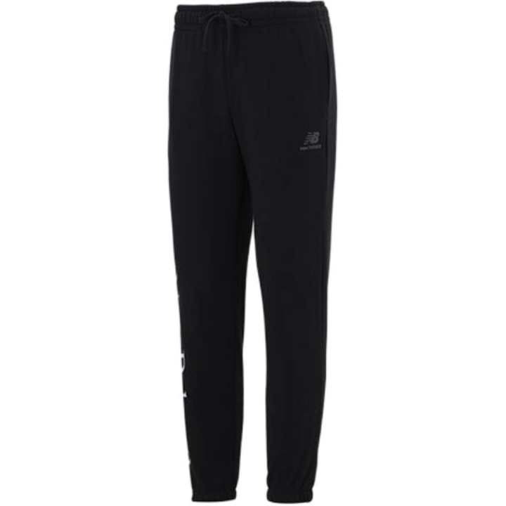 New Balance New Balance Knitted Sweatpants Men's Black Moderate Cuffed Pants