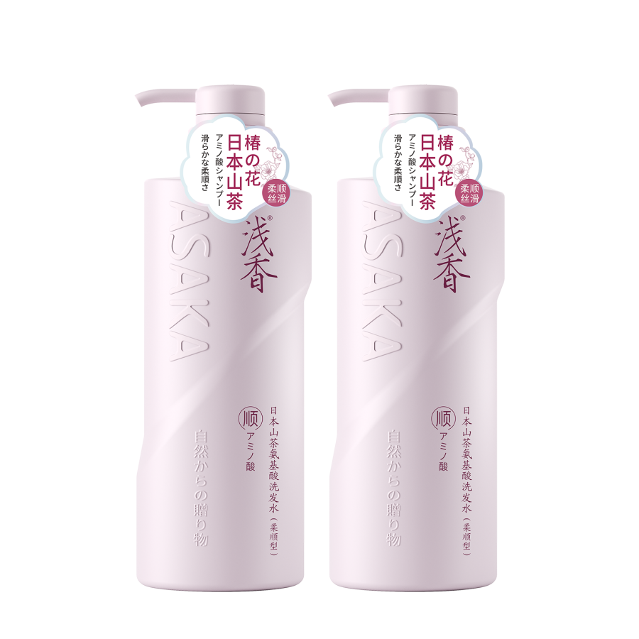 ASAKA Camellia Shampoos Oil Control Dandruff Treatment Volumizing And Fluffing Up Itch Relief Potpourri 500g*2