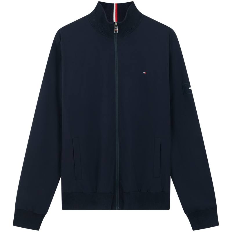 Tommy Hilfiger Knitwear Men's Stand Collar Moderate Cardigan