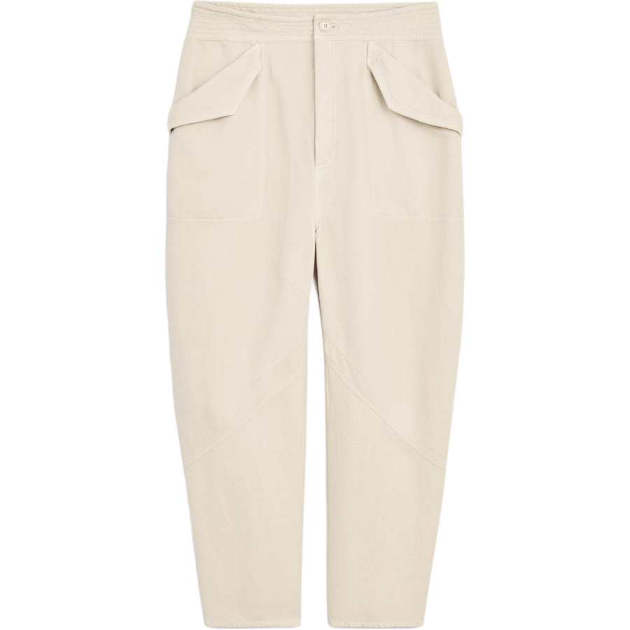 ZARA Casual Pants Women's Frosted White Moderate Tapered Pants