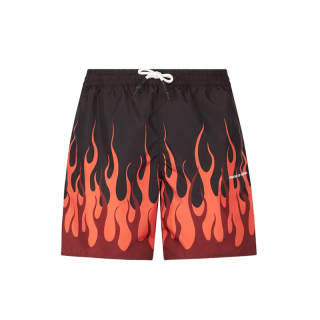 Vision Of Super flame-print swim shorts