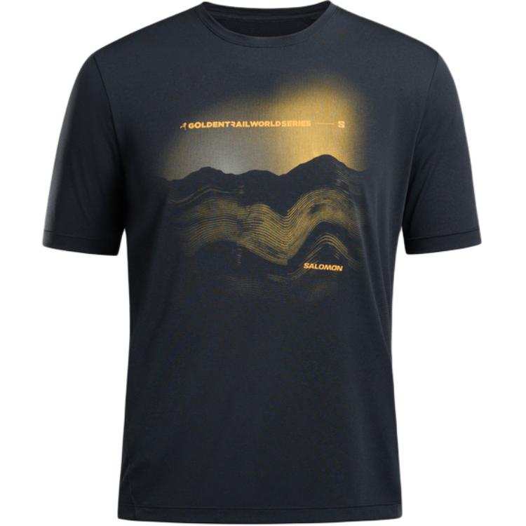 SALOMON T Shirt Men's Pitch Black