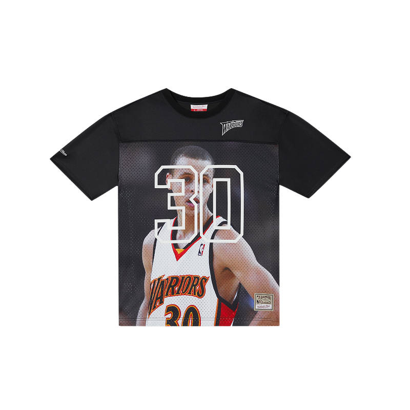 Mitchell Ness Mitchell & Ness T Shirt Unisex Black/White