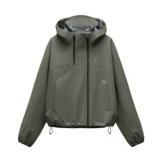 BANANA IN Windbreaker Jackets Women's Hood Moderate