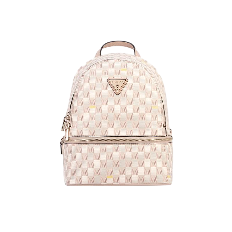 GUESS Synthetic Leather Backpack Women's Carmine/Black/Beige Gray