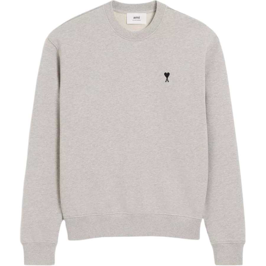 AMIPARIS Ami Paris Logo Embroidered Crewneck Sweatshirt