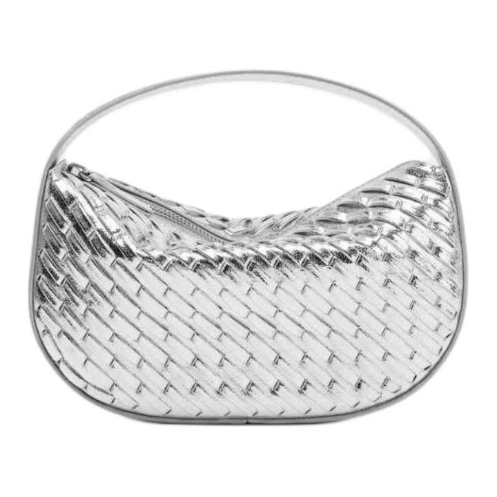 ZARA ZARA Pu Handbag Regular Women's Silver