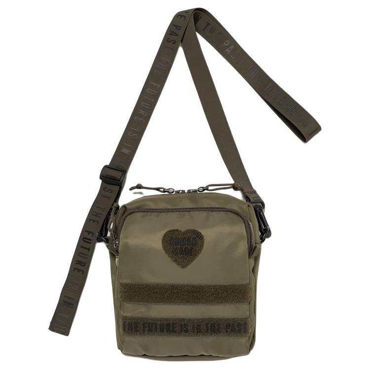 HUMAN MADE HUMAN MADE Nylon Shoulder Bag Large Unisex Olive