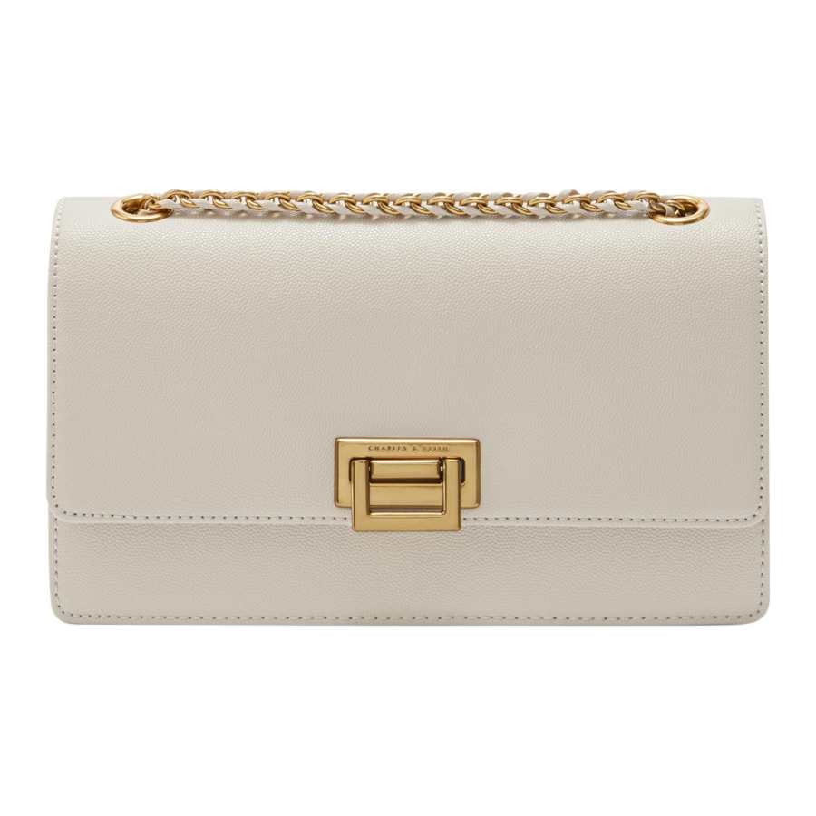 CHARLES&KEITH Fabric Crossbody Bags Medium Women's Multicolor