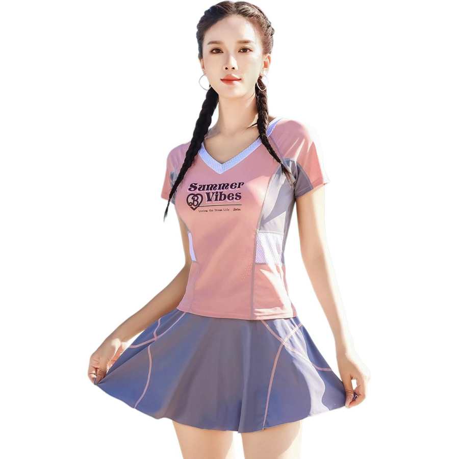 Barbie Two Piece Swimsuit Women's Pink