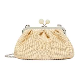 WEEKEND MaxMara Pasticcino Cotton Clutch Small Women's Milk